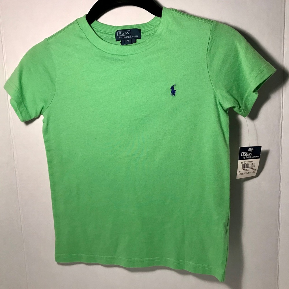 Polo T-shirt in Lime Green Size 4 Never Worn
